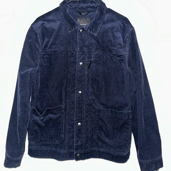 Banana Republic Other - BANANA REPUBLIC Men's Corduroy Trucker Jacket - Navy Blue MEDIUM